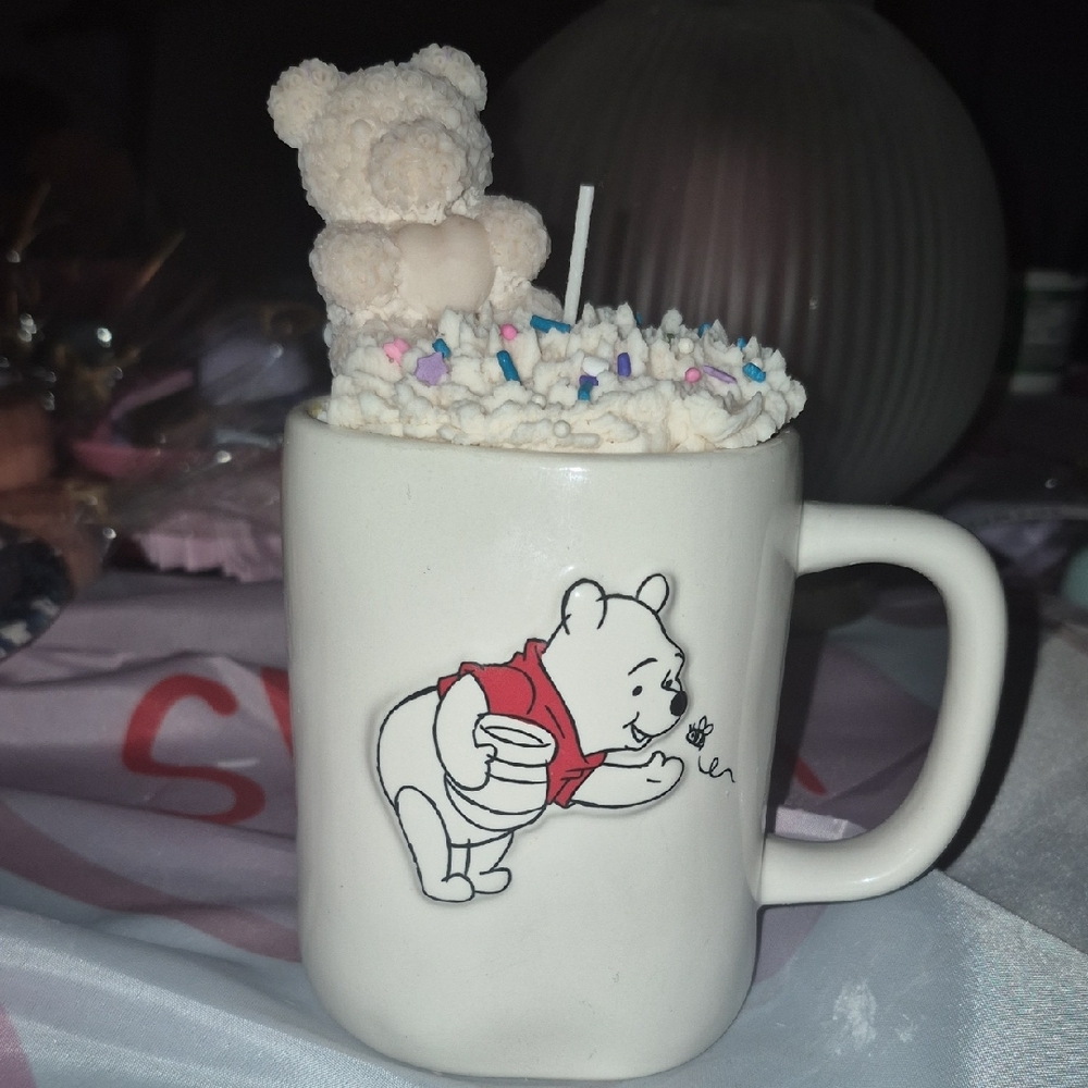 Birthday Cake Decorative Candle In Rae Dunn Mug